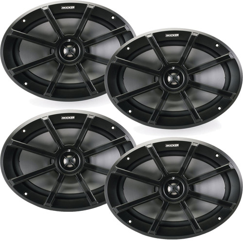 Kicker 6x9 Inch PS-Series Powersports Speakers 40PS692 bundle